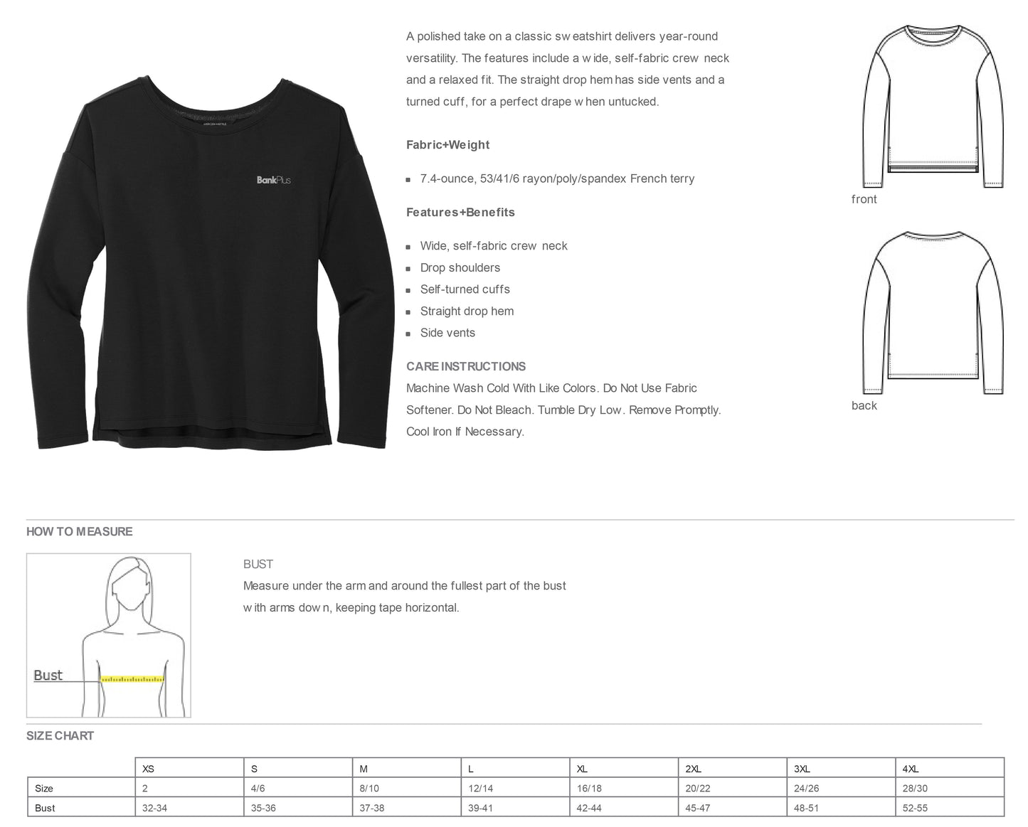 (New Hire) Women's Mercer+Mettle® Stretch Drop Shoulder Pullover