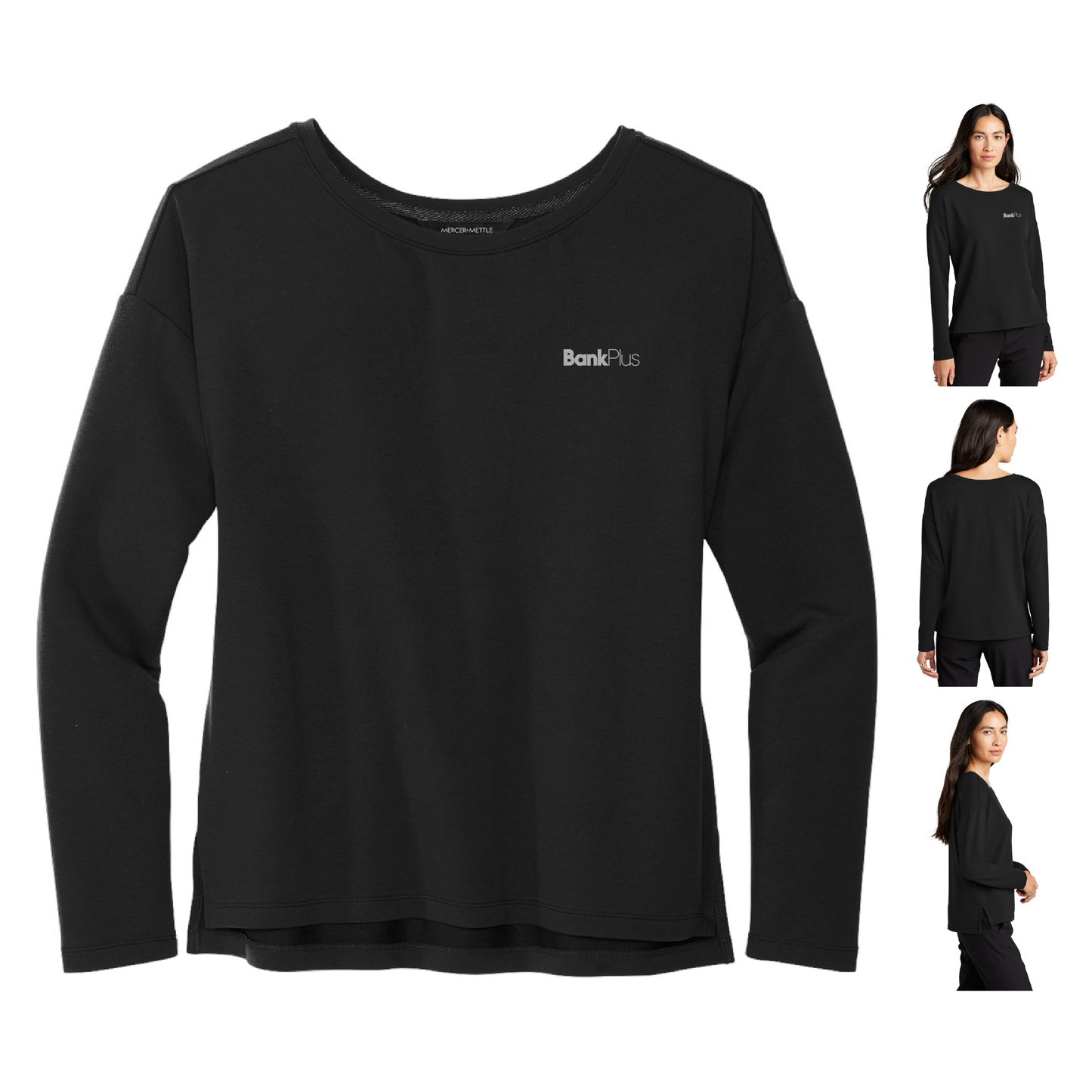 (New Hire) Women's Mercer+Mettle® Stretch Drop Shoulder Pullover