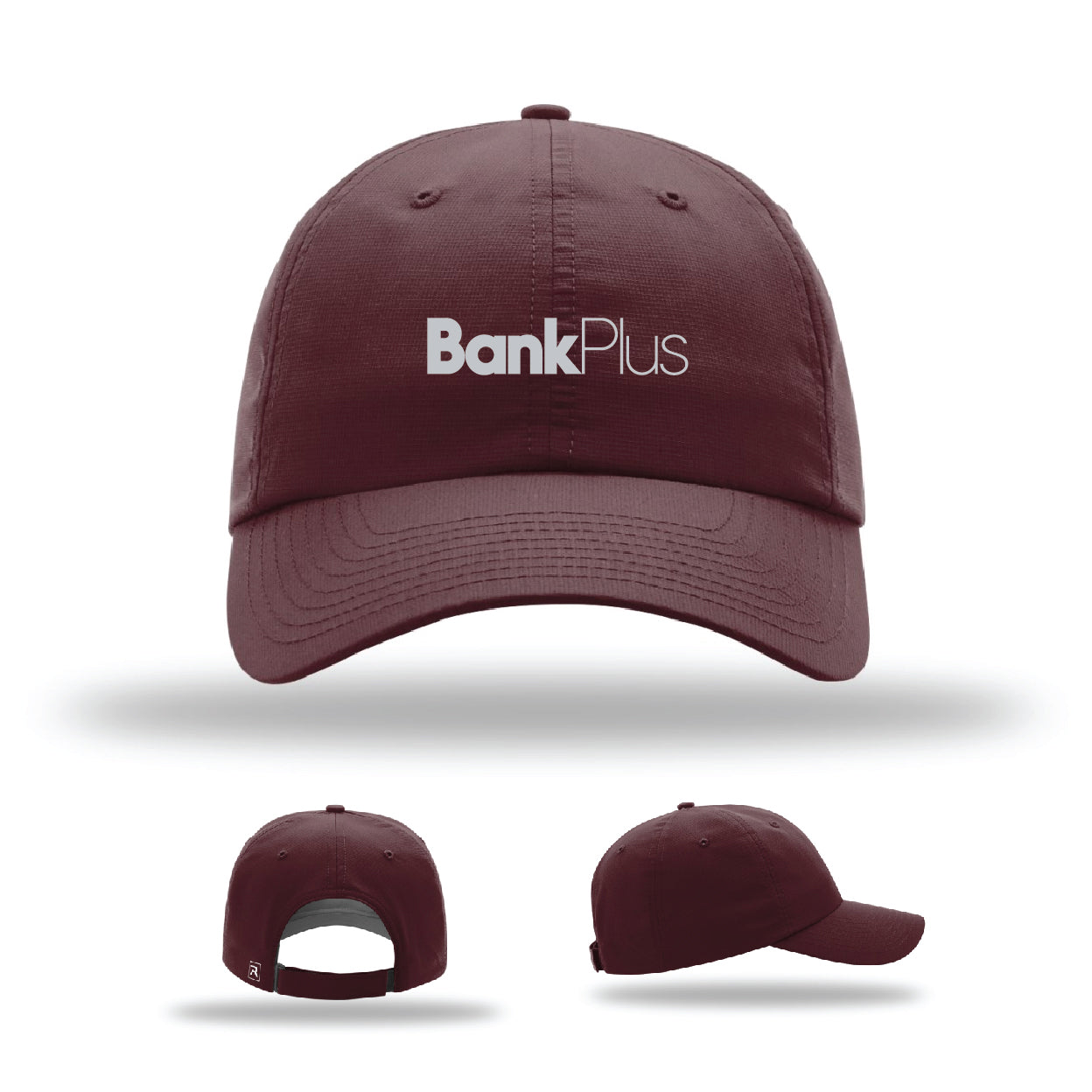 Richardson Performance Hat - Maroon & White