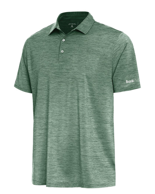 Antigua Layout Men's Polo - Dark Pine Heather