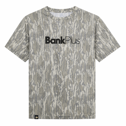 BankPlus Mossy Oak Washed Out Camo Tee