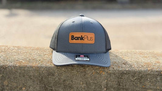 Richardson Trucker Hat - Charcoal w/ Black Mesh