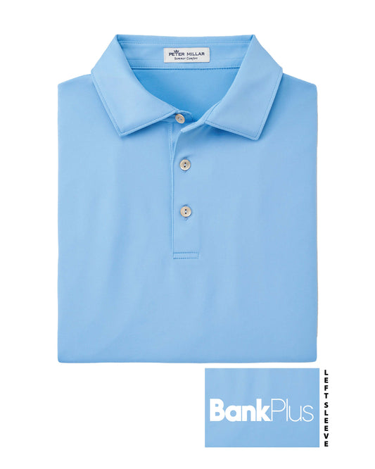 Peter Millar Men's Solid Performance Polo - Cottage Blue